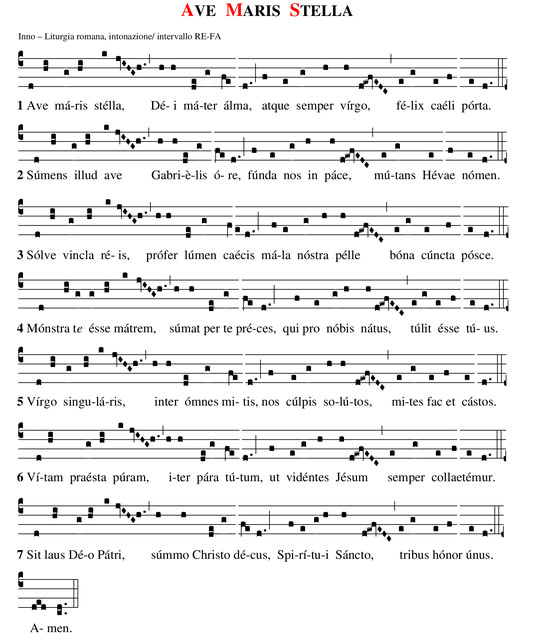 Ave Maris Stella Sheet music